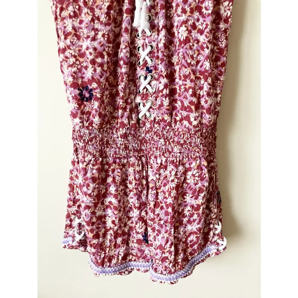 NWT POUPETTE ST BARTH Lucy Jumpsuit Romper Purple Fantasy S - Picture 6 of 10